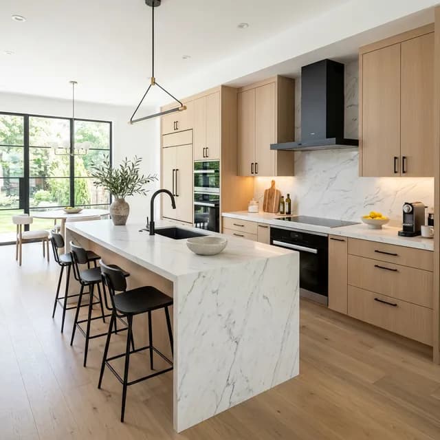 Professionelle Immobilienfotografie für Küchen und Wohnräume